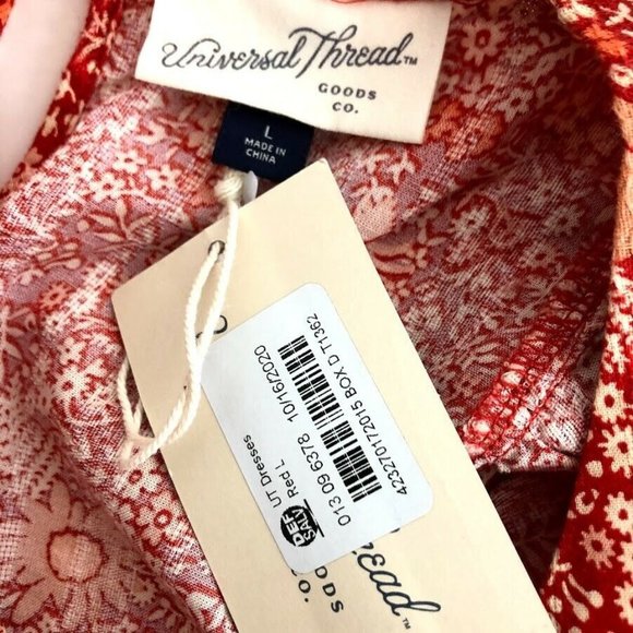 Universal Thread Women's Floral Print Ruffle Sleev - Picture 6 of 7